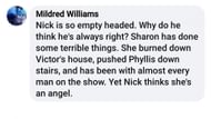 A fan comment on Nick Newman in the current soap storyline (via Young and Restless Canadian Day Ahead Recaps / Facebook)